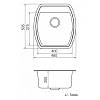Мойка гранитная Model N 050.48 белый Cascata, недорого - фото №3 - small