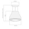 Вытяжка Островная SHINING PELTROX/F/50 Серая ELICA, недорого - фото №3 - small