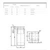 Ножка мебельная регулируемая, NА 02C00 h=60-70мм, max 100кг, черный, в Украине - фото №4 - small