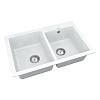 Мойка гранитная Model K 050.80 белый Cascata - small