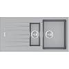 Мойка гранит Classic 100x50x15 серый металлик Fabiano - small
