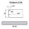 Столешница Luxeform W74-2 U Белый 4200х900х28мм м.п., купить - фото №2 - small