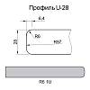 Столешница Luxeform W74-1 U Белый 3050х1200х28мм м.п., купить - фото №2 - small