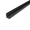 Профиль для LED-ленты, ВРЕЗНОЙ СО ШТОРКОЙ, алюминий, черный мат - small