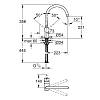 Смеситель Minta черный бархат Grohe (32917KS0), недорого - фото №3 - small