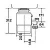 Подрібнювач харчових відходів Model Evolution 150 In-Sink-Erator, недорого - фото №3 - small