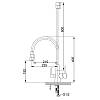 Смеситель FKM 3121 Flex Black Steel Fabiano, цена - фото №6 - small