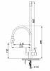 Смеситель FKM 3121 Flex Inox Fabiano, цена - фото №6 - small