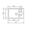 Мойка STONE 60 S-TG 1B 1D Tegranit белый Teka (115330033), недорого - фото №3 - small