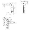 Петля Sensys 8669 равнолежащая черный обсидиан, без пружины (9091752) Hettich, недорого - фото №3 - small