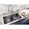 Мойка SUBLINE 480/320-U SILGRANIT (мпс.) антрацит BLANCO (523584), купить - фото №2 - small