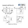 Мойка METRA 45 S SILGRANIT (мпс./врезная) антрацит BLANCO (513035), недорого - фото №3 - small