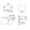Мойка SUBLINE 340/160-F SILGRANIT (в уровень) черный BLANCO (525984), недорого - фото №3 - small
