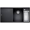 Мойка AXIA III 6 SF SILGRANIT (в уровень) антрацит доска ясень (чаша справа) BLANCO (523483) - small