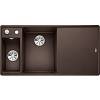 Мойка AXIA III 6 SF SILGRANIT (в уровень) кофе доска стекло (чаша слева) BLANCO (524674) - small