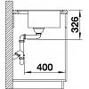 Мойка DALAGO 6-F SILGRANIT (в уровень) нежный белый BLANCO (527064), фото - фото №5 - small
