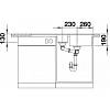 Мойка METRA 6 SF SILGRANIT (в уровень) нежный белый BLANCO (527118), недорого - фото №3 - small