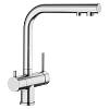 Смеситель FONTAS II PVD steel нерж. сталь BLANCO (523129) - small