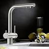 Смеситель FONTAS II PVD steel нерж. сталь BLANCO (523129), фото - фото №5 - small