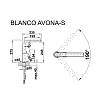 Змішувач AVONA-S сірий беж (в/ш) BLANCO (521283), в Україні - фото №4 - small