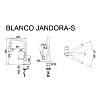 Змішувач JANDORA-S нерж. сталь (в/ш) BLANCO (526614), ціна - фото №6 - small