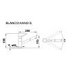 Смеситель KANO-S хром (в/ш) BLANCO (521503), недорого - фото №3 - small