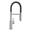 Смеситель CATRIS-S Flexo PVD steel нерж. сталь BLANCO (525792) - small