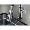 Смеситель CATRIS-S Flexo PVD steel нерж. сталь BLANCO (525792), фото - фото №5 - small