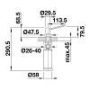 Дозатор TORRE PVD steel нерж. сталь BLANCO (526430), фото - фото №5 - small