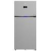 Холодильник с верхней морозильной камерой 84см нерж. сталь RDNE700E40XP Beko - small