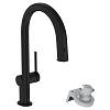 Смеситель для кухни Aqittura M91 FilterSystem 210 (в/ш) черный матовый Hansgrohe (76803670) - small