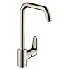 Смеситель для кухни Focus KM260 сталь Hansgrohe (31820800) - small