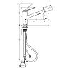Смеситель для кухни Zesis M33 KM150s Box lite (в/ш) черный матовый Hansgrohe (74803670), купить - фото №2 - small