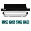 Телескопічна витяжка GARDA 60 BK (1100) LED VENTOLUX, в Україні - фото №4 - small