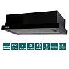 Телескопическая вытяжка GARDA 60 BK (500) LED VENTOLUX, цена - фото №6 - small