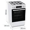 Плита комбинированная GK5C60WJ белый Gorenje, оптом - фото №12 - small