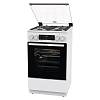 Плита комбинированная GKS5C70WF белый Gorenje, купить - фото №2 - small