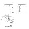 Ножка мебельная Ferro Fiori M 12050, h=90, max 200кг, черный, в Украине - фото №4 - small