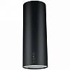 Вытяжка цилиндрическая островная Cylindra Isola 35 Silent Black Fabiano, купить - фото №2 - small