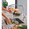 Смеситель Accent, супер сталь Grohe (30432DC0), в Украине - фото №4 - small