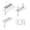 VersaFRAME Розетковий блок, 3 розетки 1 USB, порт 5В(А+С),110-220В, 16A, IP20, чорний мат, цена - фото №6 - small
