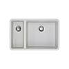 Мойка Under top DOUBLE gris (705*445mm.) гранит GRANADO - small