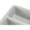 Мойка Under top DOUBLE gris (705*445mm.) гранит GRANADO, фото - фото №5 - small