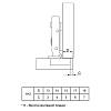 Петля Clip-On, 105°,  накладная, с доводчиком, никель, 3D Muller Profi Line, в Украине - фото №4 - small
