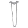 Ніжка меблева HAIRPIN Leg 2ROD Small h41см срібна - small