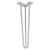 Ножка мебельная HAIRPIN Leg 3ROD Small h46см серебряная - small