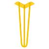 Ножка мебельная HAIRPIN Leg 3ROD Small h36см желтая - small