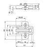 Монтажная планка Sensys дистанция 5 черный обсидиан с евровинтом (9091802) Hettich, недорого - фото №3 - small