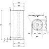 Ножка мебельная регулируемая NА 11/С00 RN, h=150-155мм, max 100кг, алюминий, недорого - фото №3 - small