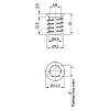 Муфта оцинкованная М8, 12*15, недорого - фото №3 - small